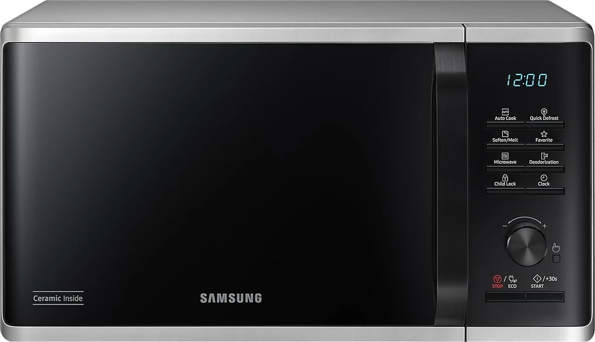 Mikrovalë Samsung MS23B3515AS, Solo, 23 L, 1150 W, LED, E zezë/Gri