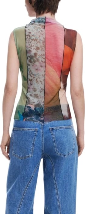 Maicë Desigual femra, e gjelbër