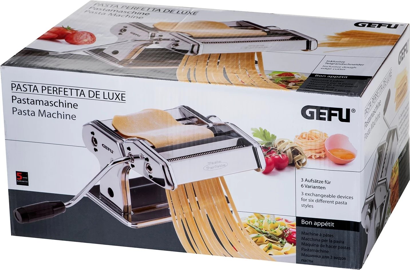 Makinë manuale për pasta GEFU G-28300, çelik inox Makinë manuale për pasta GEFU G-28300, çelik inox