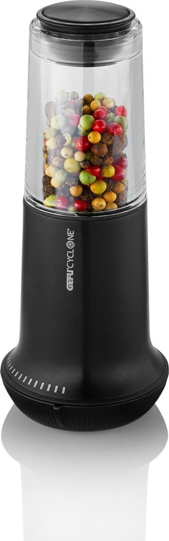 Bluajse kripë dhe piper GEFU X-PLOSION L, e zezë