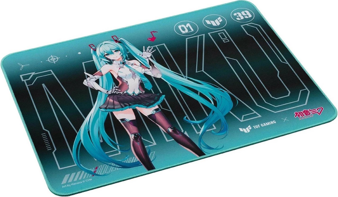 Mauspad Asus TUF GAMING P1 NC19 plastikë, 36x26cm, gjelbër