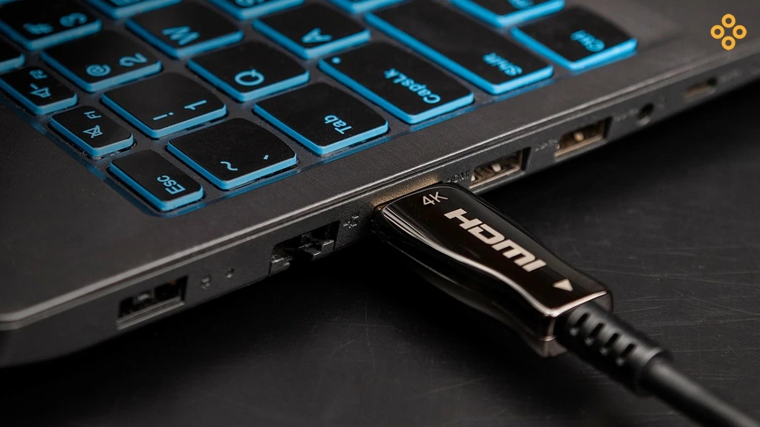 Kabllo HDMI optike Claroc 2.0 AOC 4K@60Hz 100m, e zezë