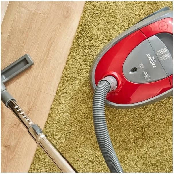 Fshesë me korrent Zelmer ZZVC261 Tadek, 2.5L, 800W, e kuqe-gri
