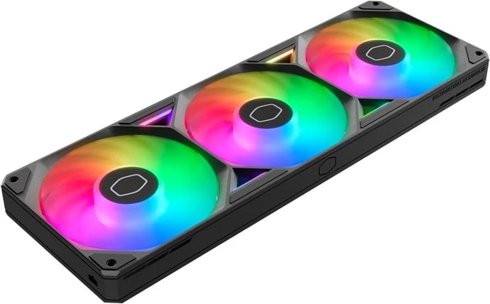 Kasë ventilator Cooler Master SickleFlow Edge 360 ARGB, i zi, set prej 3 copë