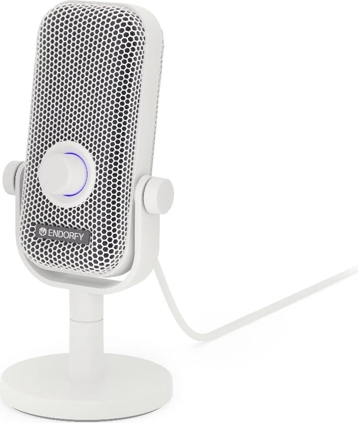 Mikrofon tavoline ENDORFY Solum Voice S Onyx White, USB Type-C, i bardhë