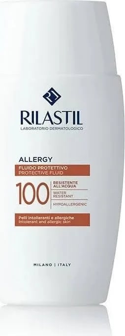 Fluide mbrojtëse dielli uniseks Rilastil Sun System Allergy 100 Ultrafluid SPF50+, 50ml