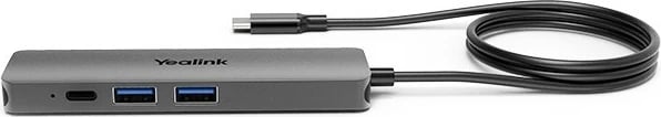 Hub Yealink MSFT BYOD-Box, 2x USB 3.2, 1x USB-C, HDMI 2.1, gri