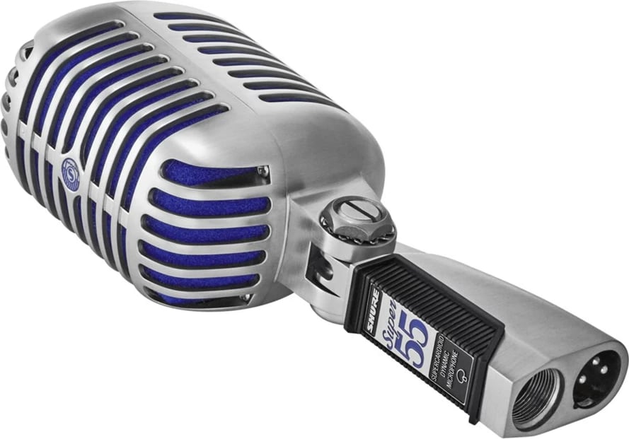 Mikrofon studio SHURE SUPER 55, me kabllo, Gri