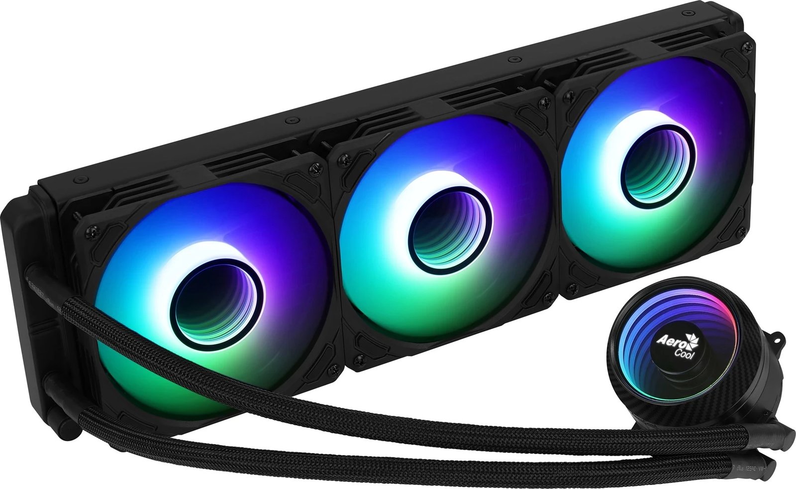 Ftohësi i lëngshëm për procesor Aerocool PGS Mirage L360 ARGB, i zi