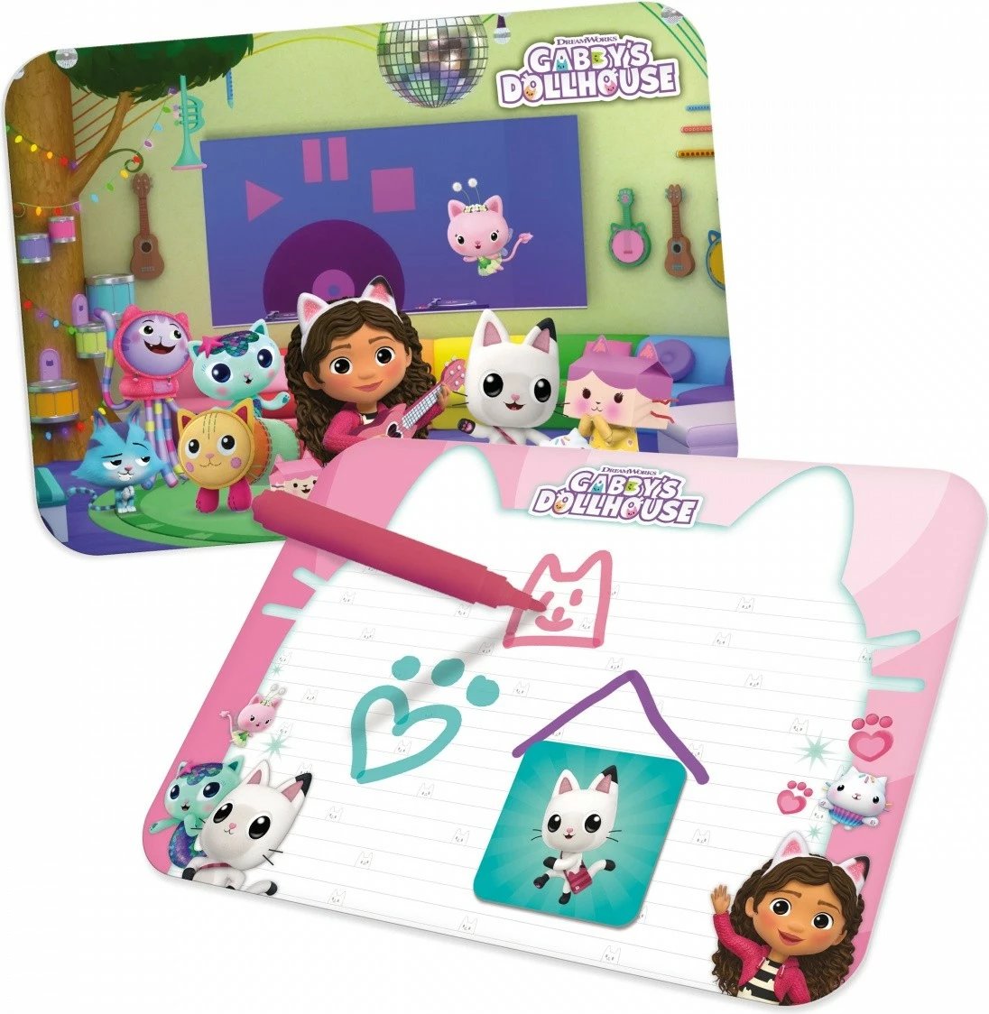 Tavolinë lojërash edukative Lisciani Gabby's Dollhouse, plastikë, për fëmijë 3+