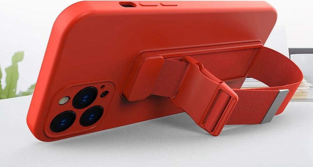 Mbështjellës Hurtel Rope case me litar për qafë, për Xiaomi Redmi 10X 4G / Redmi Note 9, i zi