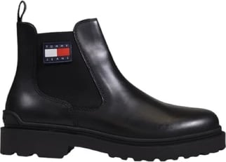 Çizme për meshkuj Tommy Hilfiger, të zeza