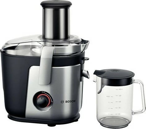 Shtrydhëse lëngjesh Bosch MES4000, 3 L, 1000 W, e zezë, gri, çelik inox