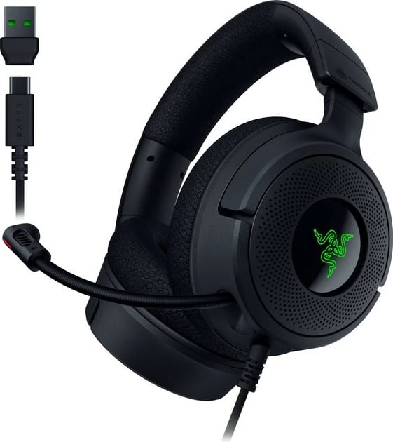 Kufje gaming Razer Kraken V4 X, me kabllo, e zezë