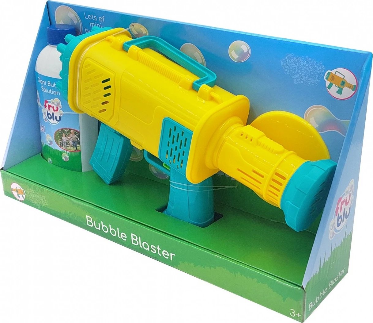 Lodër Bubble Blaster Tm Toys DKF0455 me solucion 0.4L, Blu/Verdhë