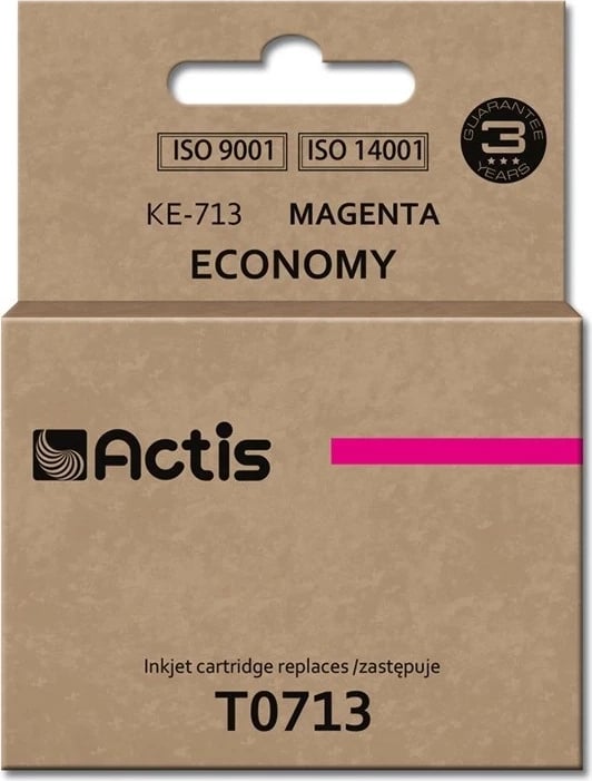 Ngjyrë zëvendësuese Actis KE-713 për printer Epson T0713/T0893/T1003, 13.5ml, vjollcë
