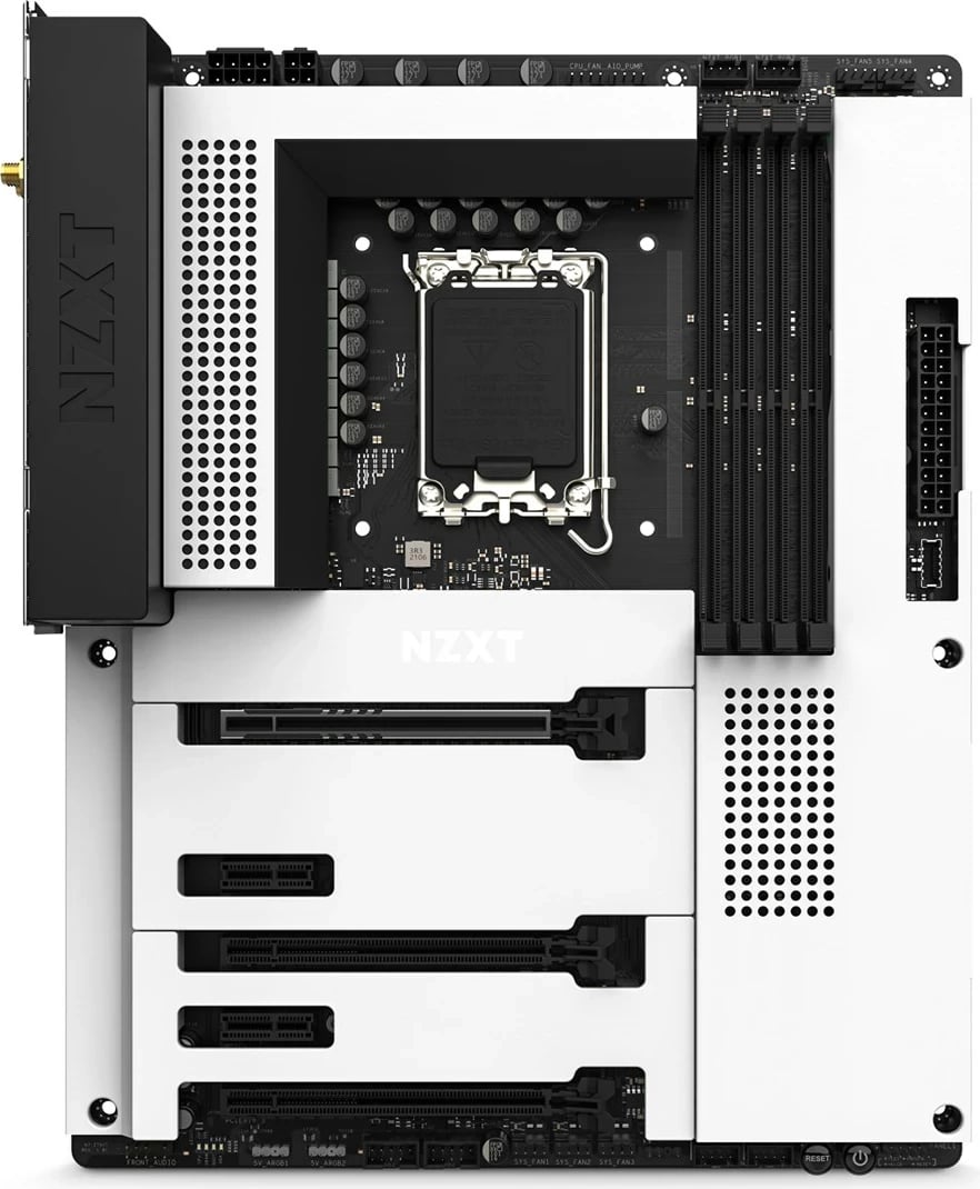 Pllakë amë NZXT N7 Z790, ATX, Socket LGA 1700, Wi-Fi 6E, Bardhë