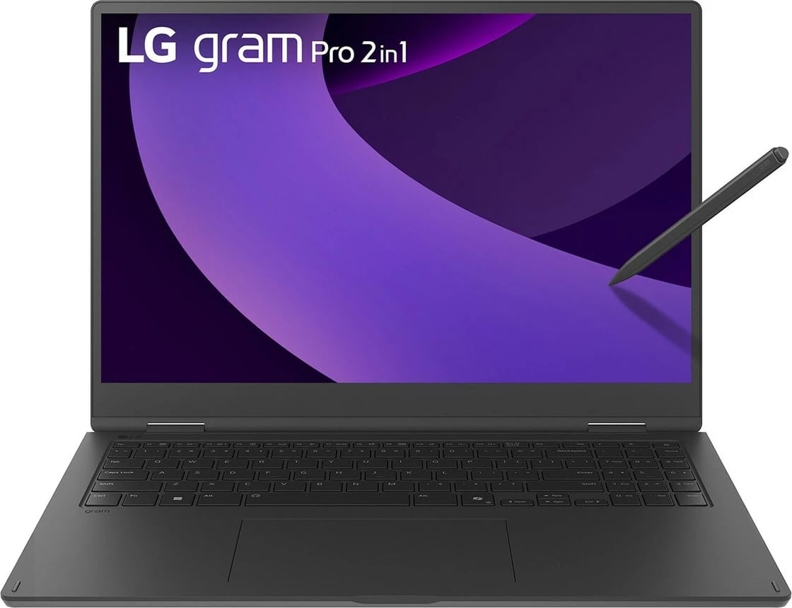 Kasë LG gram 16 Pro 2-in-1, Intel Core Ultra U7, 16GB/1TB SSD, 16 inç, e zezë