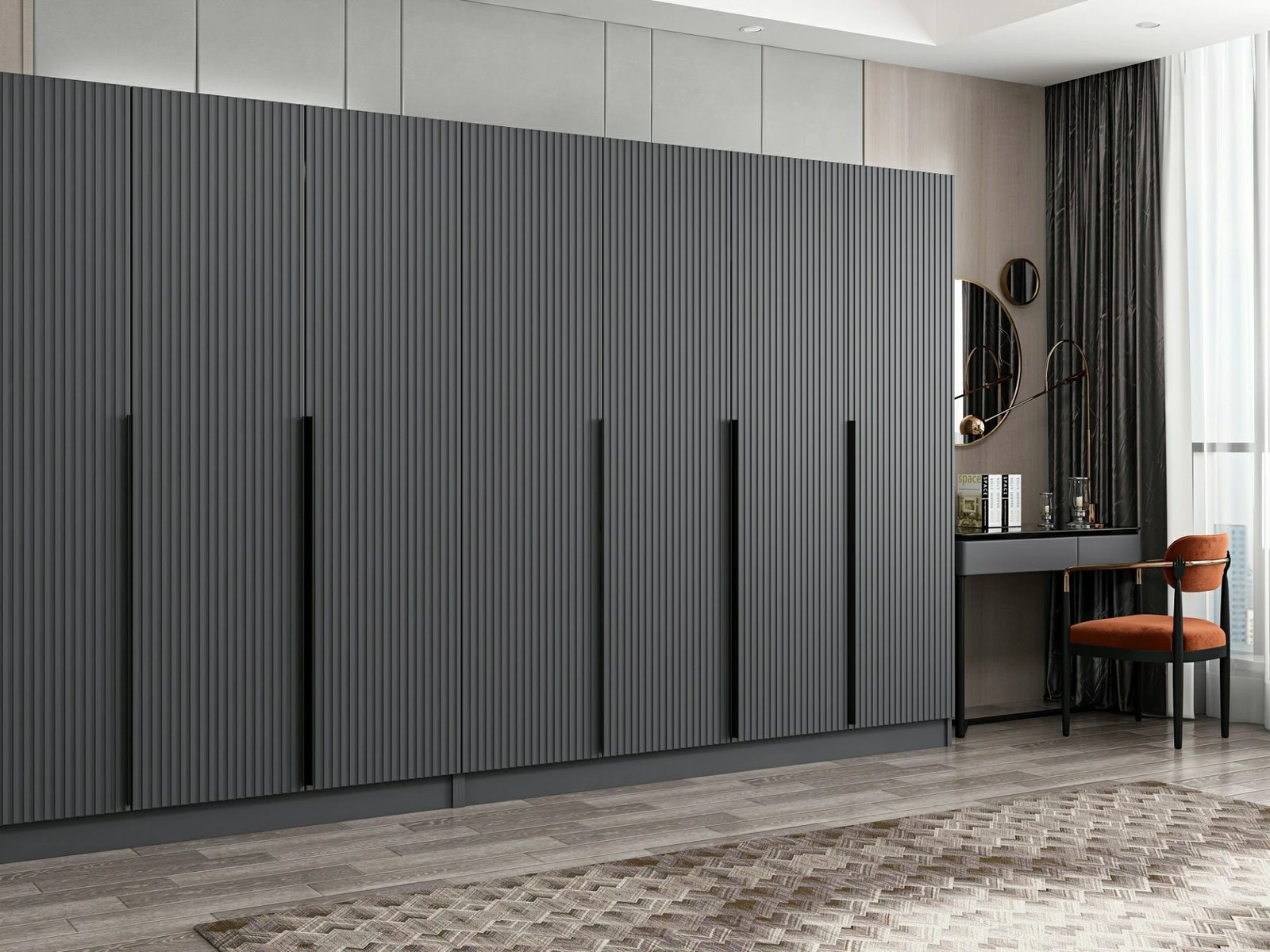 Dollap Skye Decor, anthracit, Kale Plus - 7779