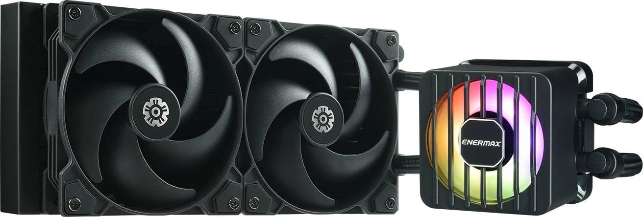 Ftohës uji CPU Enermax LIQMAXFLO ELC-LMF240-SF, 240mm, RGB, i zi