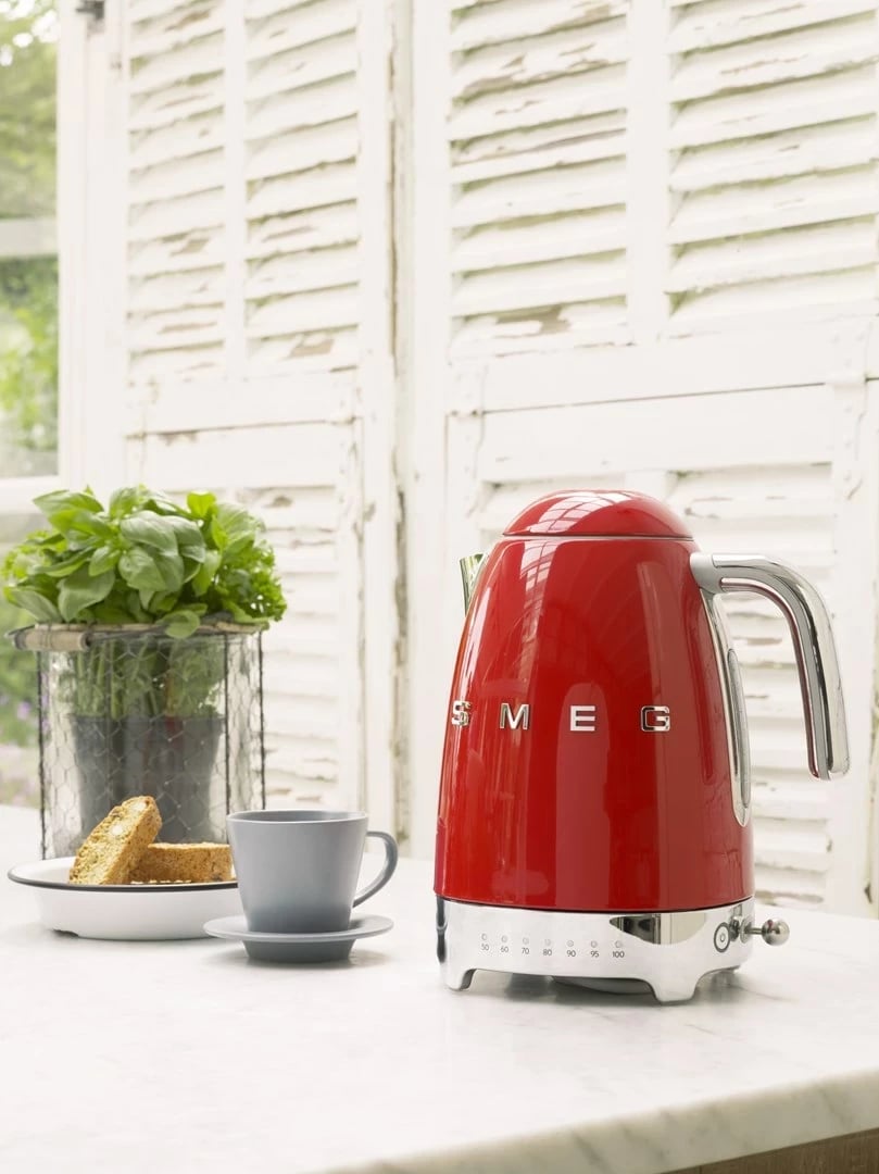 Ibrik elektrik SMEG KLF04RDEU, 1.7L, i kuq