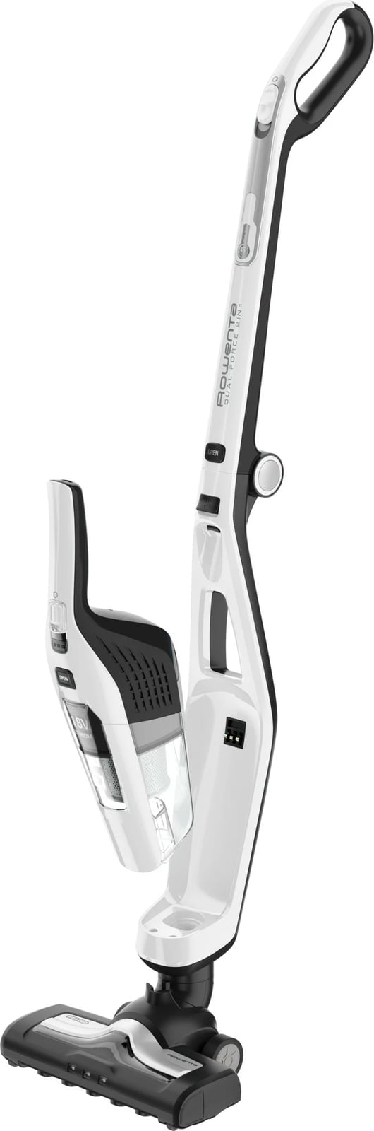 Fshesë me korrent pa kabllo Rowenta Dual Force 2-in-1 RH6737, 18V, e bardhë