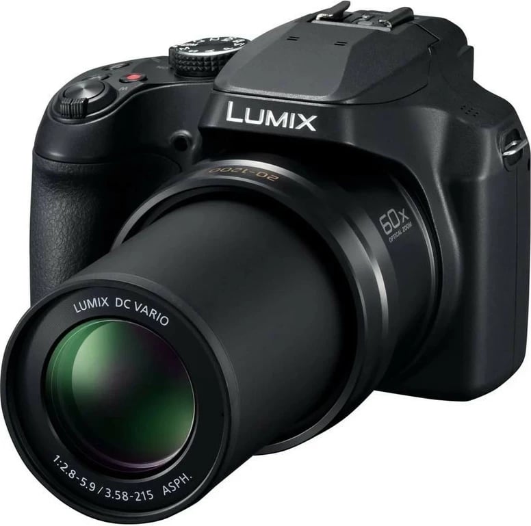 Kamerë Panasonic LUMIX DC-FZ82, 18 MP, 4K, WiFi, e zezë