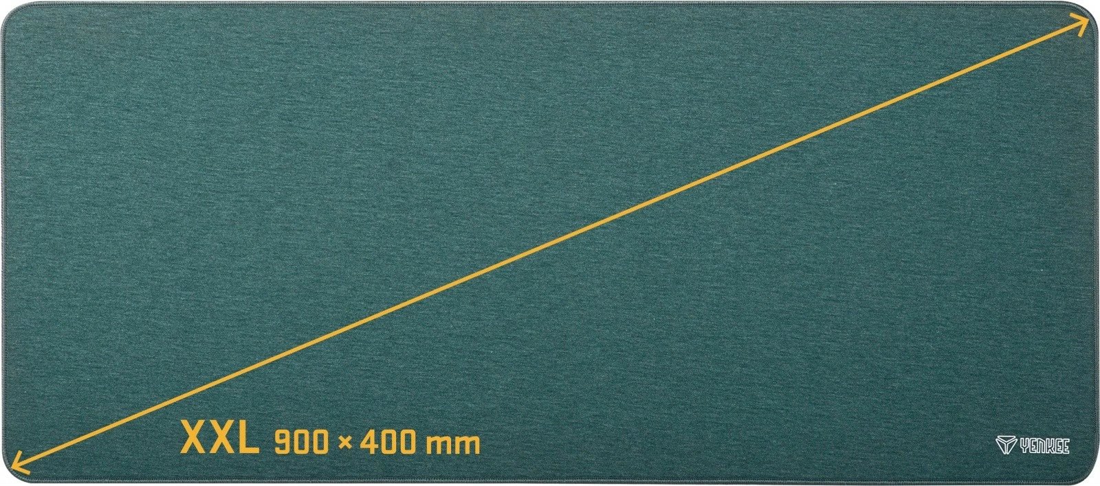Mauspad XXL YENKEE YPM 9040GN, 900x400 mm, Gjelbër