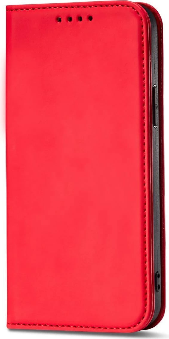 Mbështjellës Hurtel Magnet Card Case për iPhone 14 Pro Max, portofol, qëndrim, e kuqe