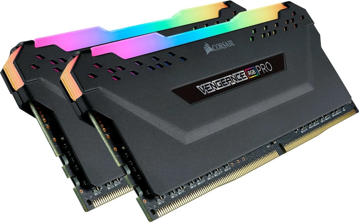 RAM Memorje Corsair Vengeance RGB Pro CMW32GX4M2D3600C18, 32 GB, 3600 MHz, e zezë