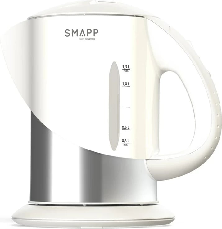 Çajnik pa kabllo SMAPP 1.3 l, Bardhë