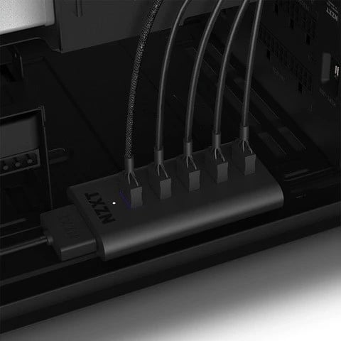 Kasë USB HUB i brendshëm NZXT AC-IUSBH-M3, 4 porta USB 2.0, e zezë