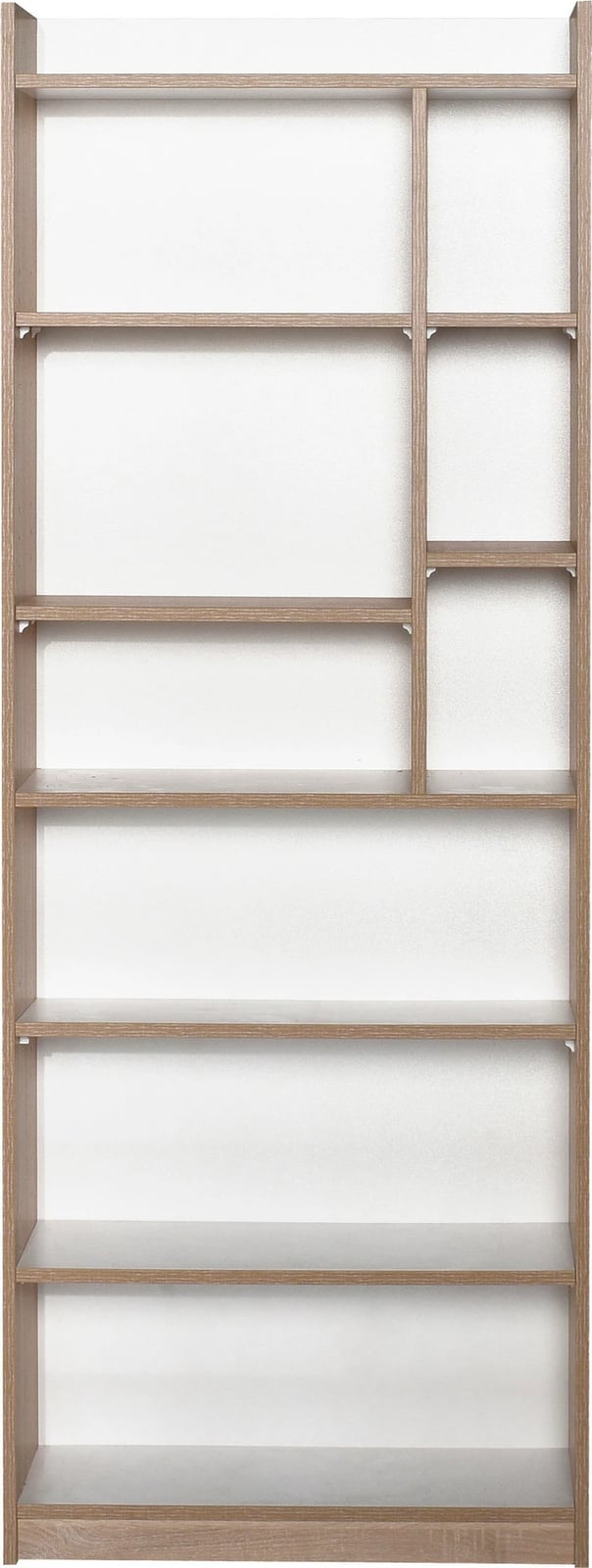 Raft librash Hanah Home, Ktp-779-Sd-1, ngjyrë sonomo dhe e bardhë, 63x176x26cm