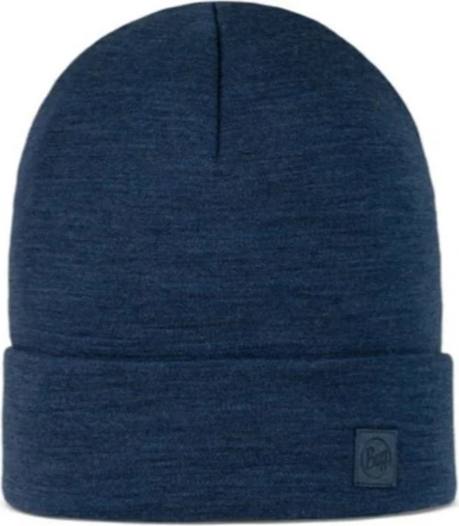 Kapelë Buff Merino Heavyweight Beanie, për të rritur, Blu e Natës