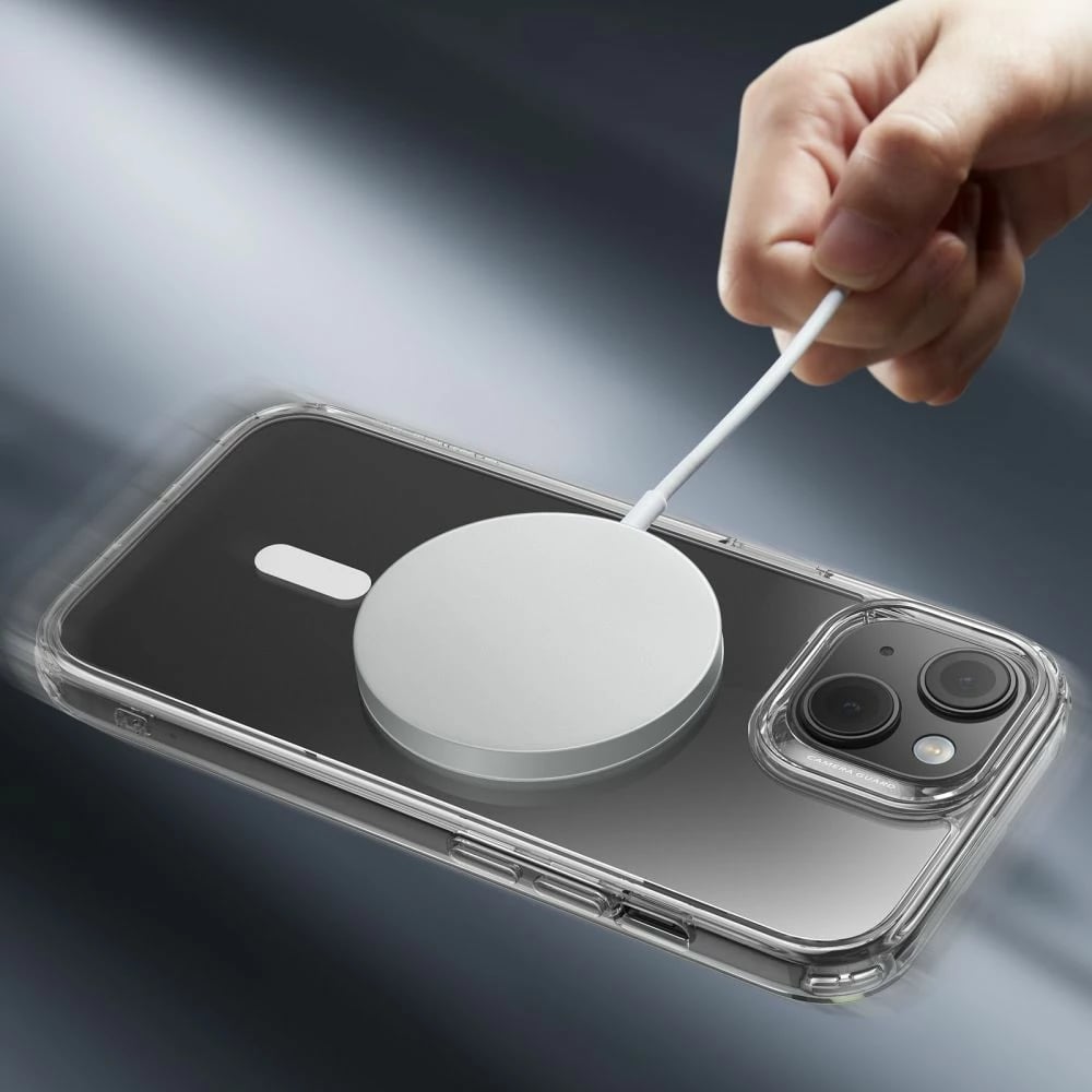 Mbështjellës ESR Classic Hybrid HaloLock me MagSafe për iPhone 15, Transparent