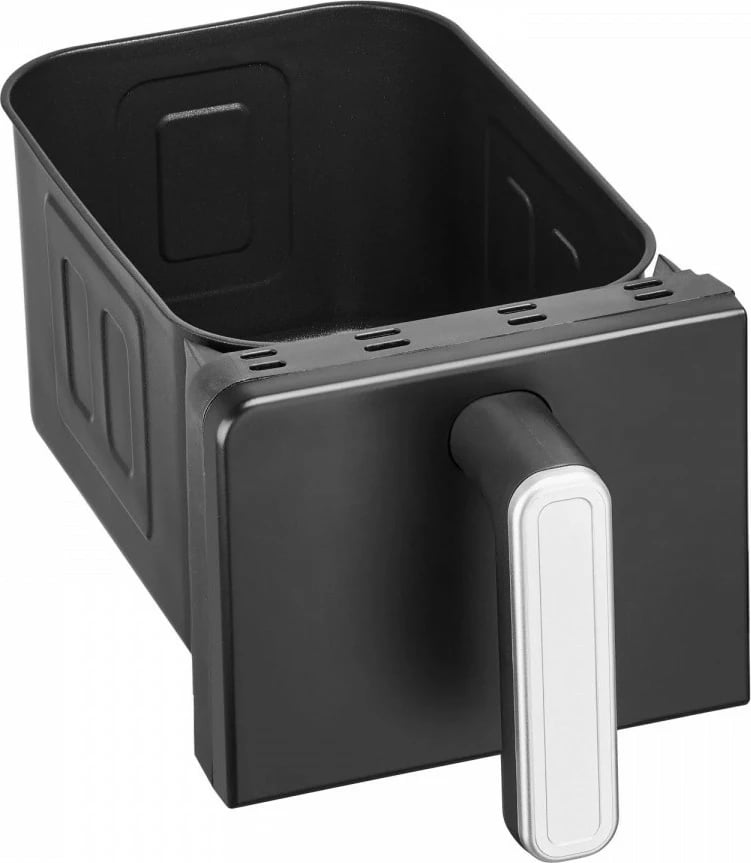 Fritezë me ajër, Amica, AFM 7020, me dy dhoma, 8 L, 2400 W, panel me prekje, dritare vëzhgimi, e zezë