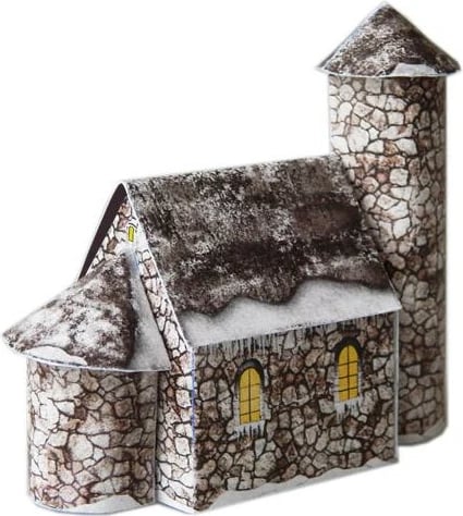 Modele kartoni NEXT PM-0003, Ndërtesa Krishtlindjesh, 21x29.7cm