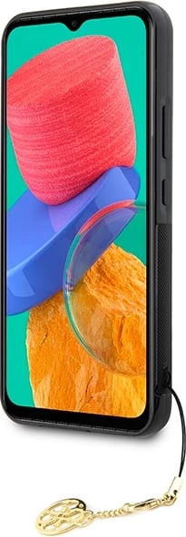 Mbështjellës Guess 4G Charms për Samsung Galaxy A34 5G, kafe