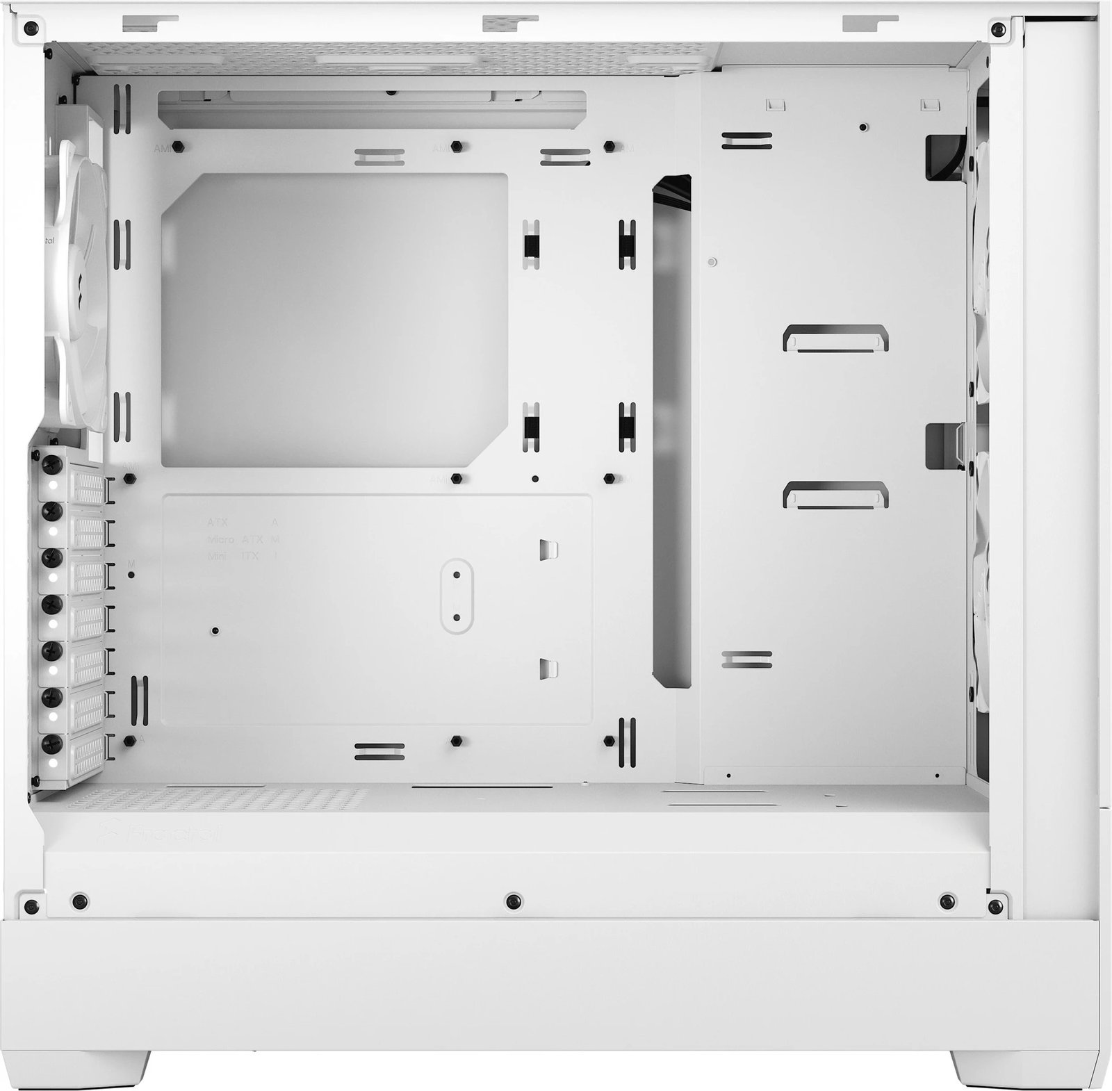 Kasë Fractal Design Pop Air, Tower, ATX, micro ATX, Mini-ITX, bardhë
