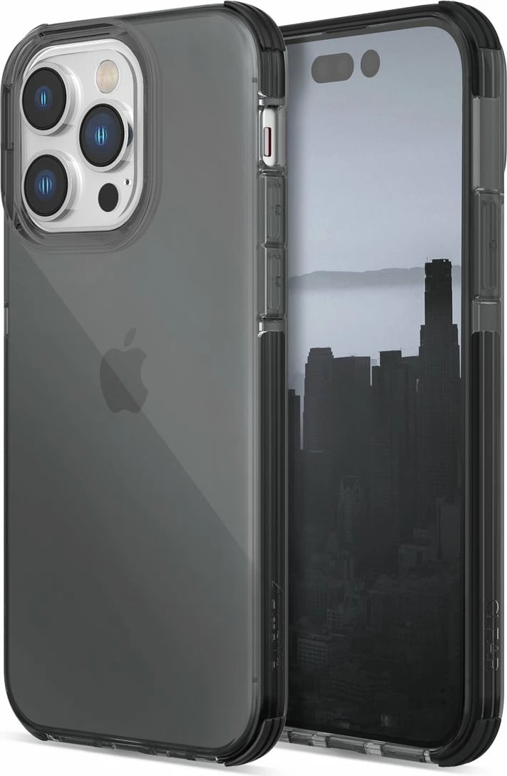 Mbështjellës Raptic X-Doria Clear për iPhone 14 Pro Max, MagSafe, Gri