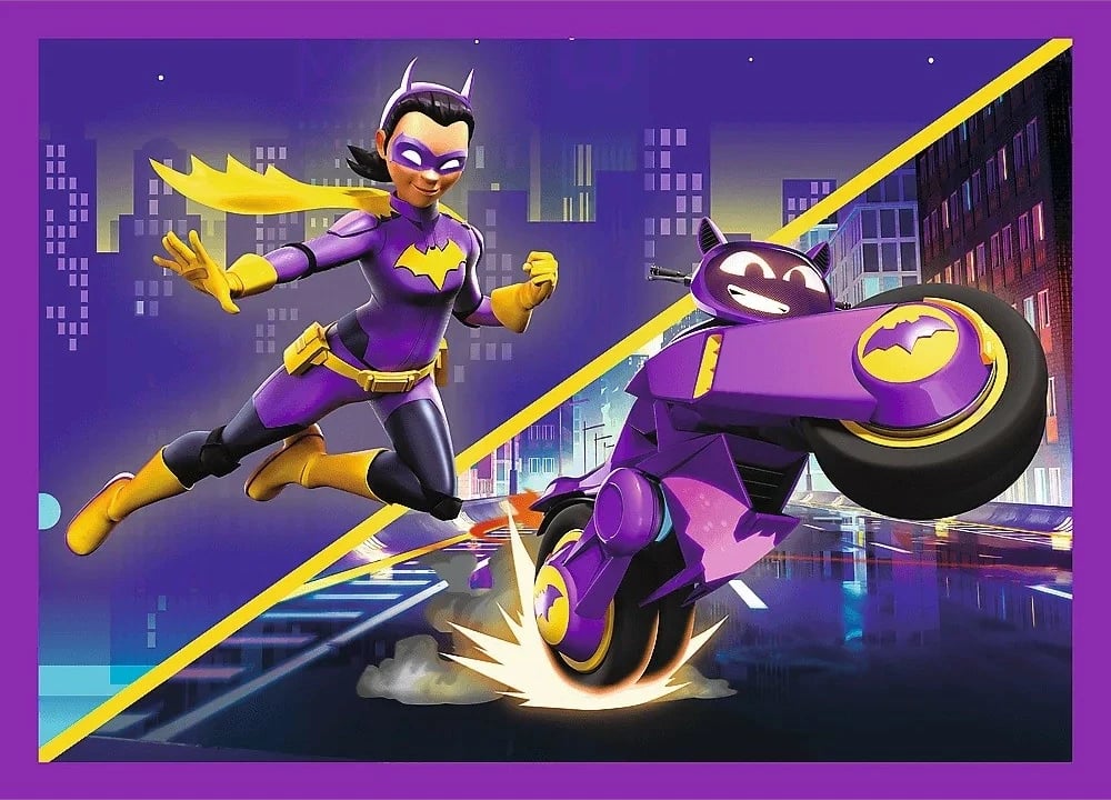 Puzzle Batwheels Trefl 4n1, 207 pjesë, për fëmijë