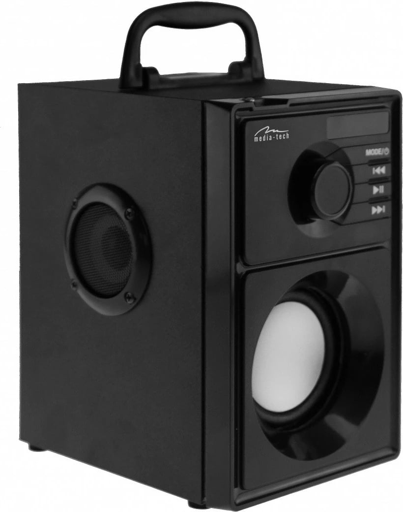 Altoparlant portabël Media-Tech BOOMBOX SILVER MT3179, Bluetooth, 15W, i zi