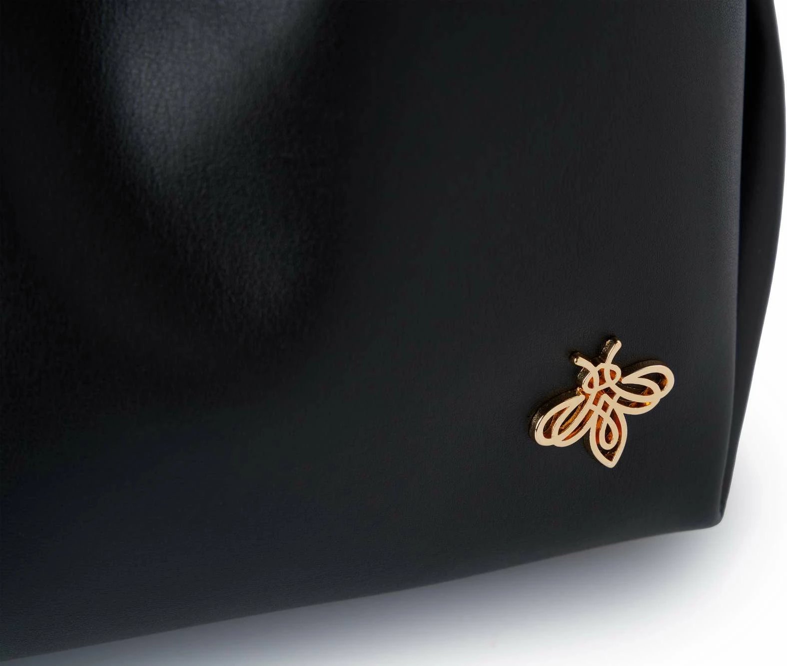 Çantë dore Lucky Bees Lauren, e zezë