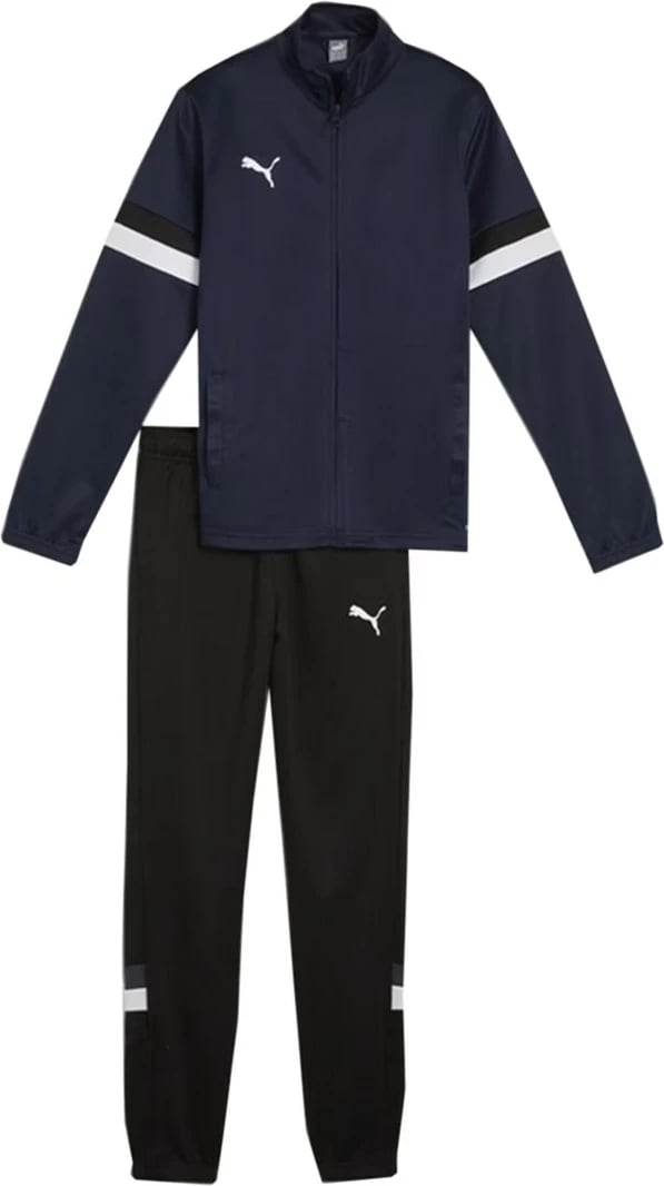 Trenerka Puma Team Rise, 116 cm, blu e zezë