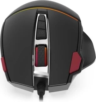 Maus Krux Fuze Pro, USB Lloji-A, 12000 DPI, i zi