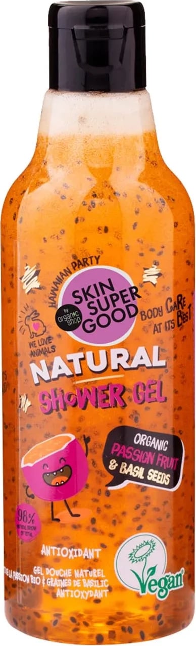 Xhel dushi NATURA SIBERICA Skin Super Good unisex, fruta pasioni dhe fara borziloku, 250ml
