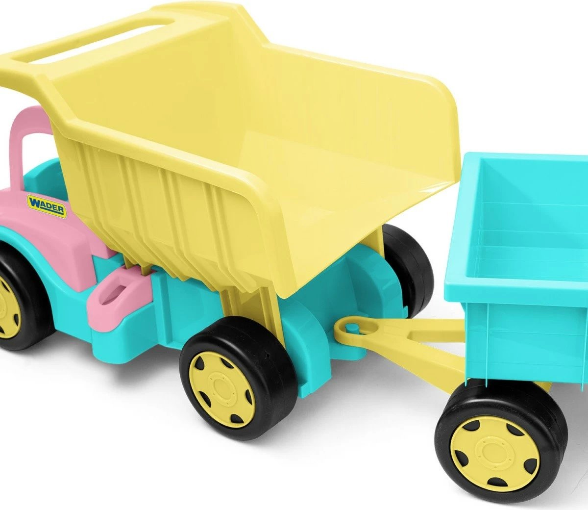 Kamion lodër Wader Gigant Dump Truck 65020, plastikë, rozë-krem