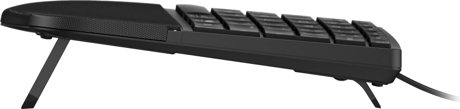 Tastierë HP 485 Comfort me kabllo, Full-size, Membranë, USB, e zezë