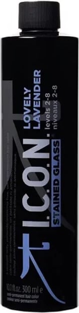 Ngjyrë flokësh gjysmë e përhershme ICON Stained Glass Lovely Lavender unisex 300ml