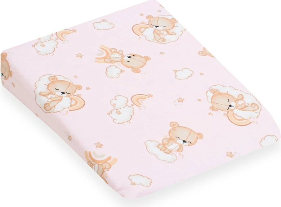 Mbulesë jastëku klin, New Baby, BASIC 30x37 cm, 100% pambuk, rozë